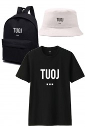 TUOJ KOMPLEKTAS - MARŠKINĖLIAI, KUPRINĖ, KEPURĖ.